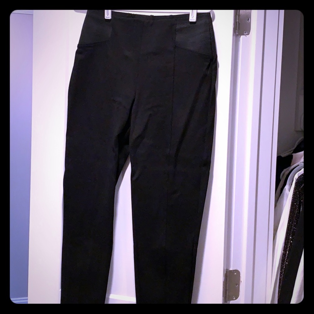 Zara Basic Black Stretch Pant - image 1